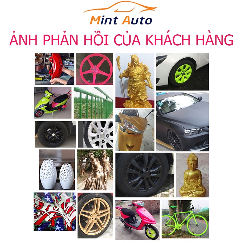 Sơn Xịt Cầm Tay Flamingo Nhiều Màu Sơn Ô Tô Xe Máy Tiện Lợi Dung Tích 450ml – MINTAUTO