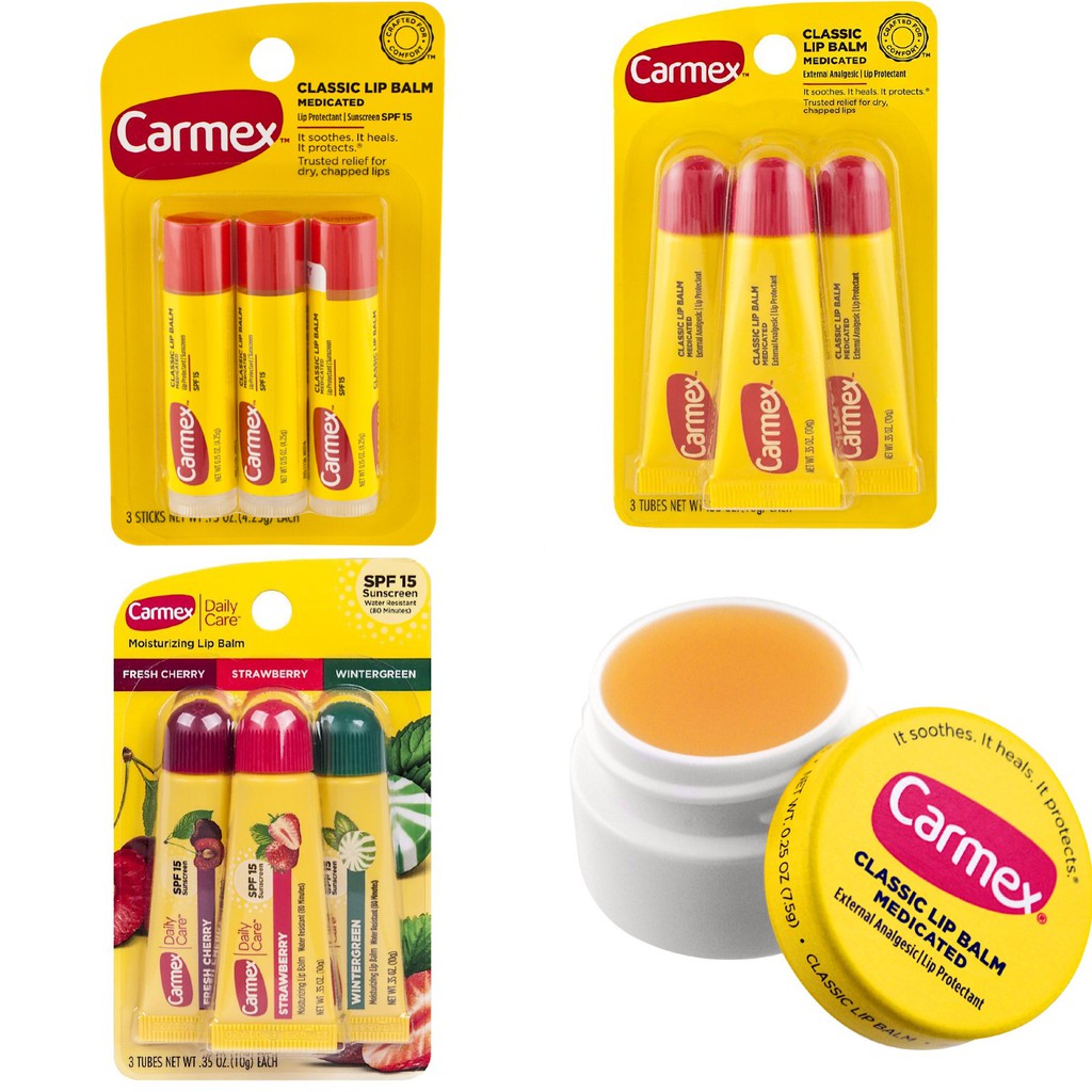 [CÓ SẴN, đủ bill] SON DƯỠNG MÔI CARMEX SỐ 1 NƯỚC MỸ, hàng săn sale chính hãng từ Mỹ | BigBuy360 - bigbuy360.vn