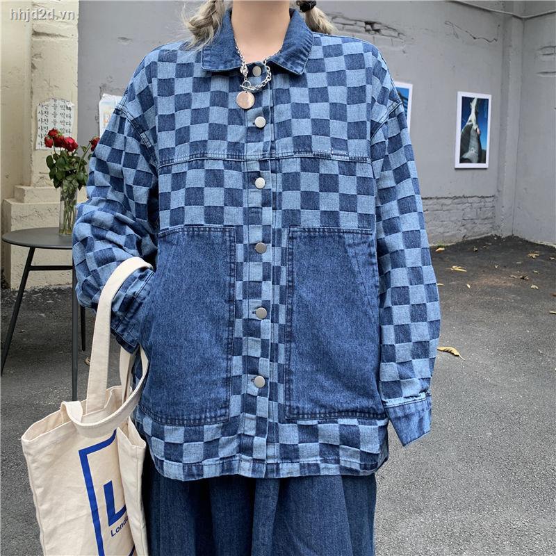 Áo khoác denim phối túi phong cách retro thời trang mùa thu 2021 cho nữ | BigBuy360 - bigbuy360.vn