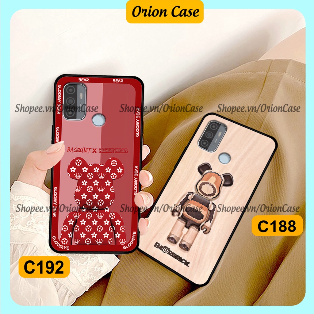 Ốp lưng Oppo A53 in hình bearbrick 3D thời trang, cá tính. ốp chống sốc, bền đẹp