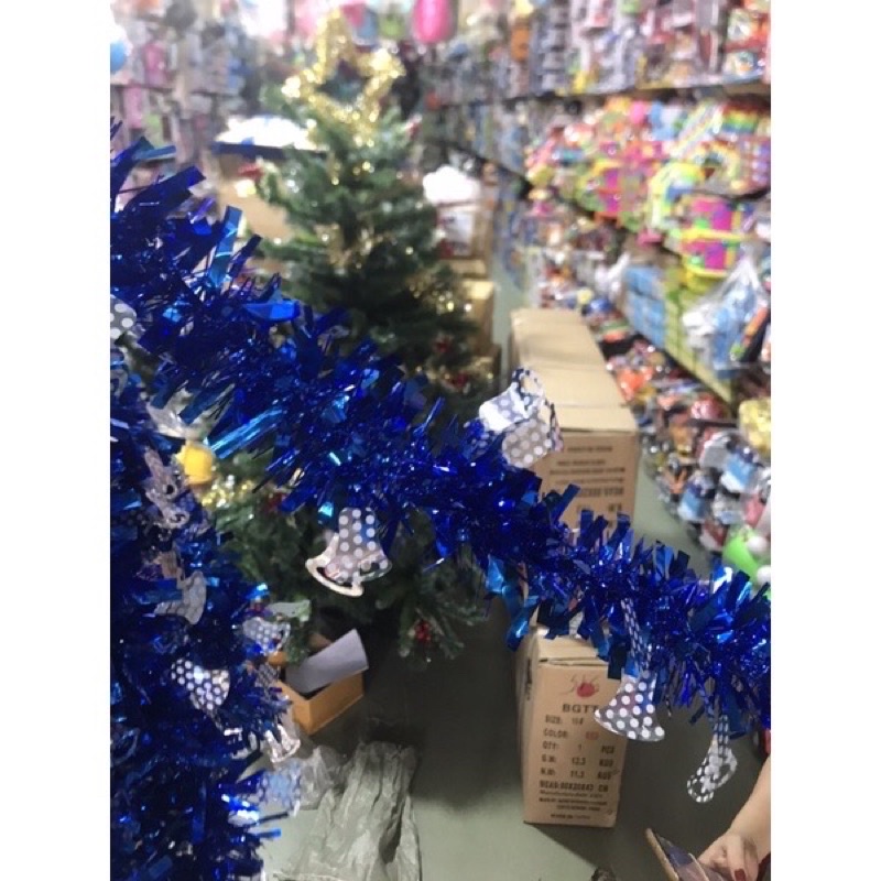 Dây kim tuyến hình chuông giáng sinh dài 2m