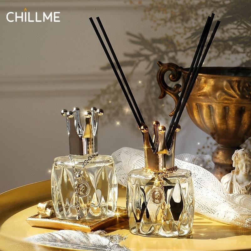 Tinh dầu nước hoa cao cấp thơm phòng chillme giúp giảm căng thẳng trang trí kèm que gỗ khuếch tán