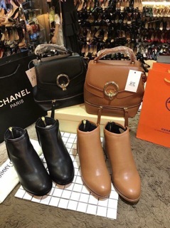 BOOT DA KHOÁ HẬU GÓT 3P SANG CHẢNH