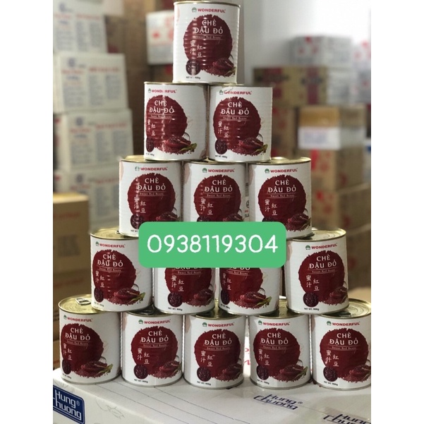 Lon Đậu Đỏ 900g Wonderful