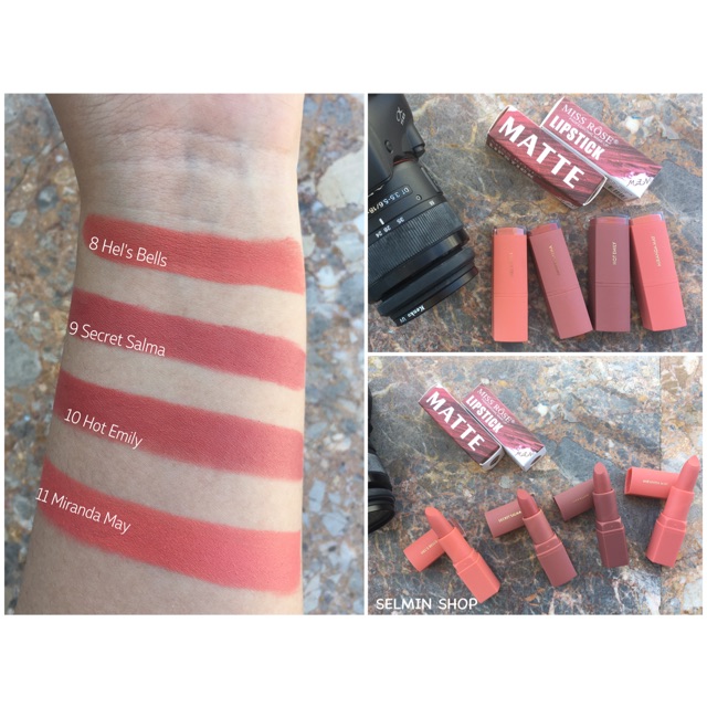 Son môi 💖 Giảm 5K Khi Nhập Mã [Lipstick] 💖 Son Moi semi matte Miss Rose | BigBuy360 - bigbuy360.vn