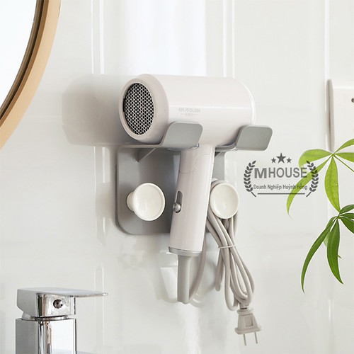Kệ Treo Máy Sấy Tóc Gắn Tường Đa Năng