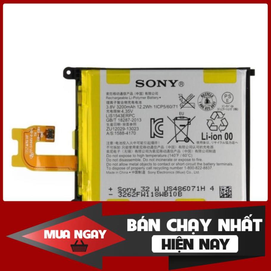 Free HOT Pin Sony Xperia Z2, D6502, D6503,D6543 ,Dung Lượng 3200mAh