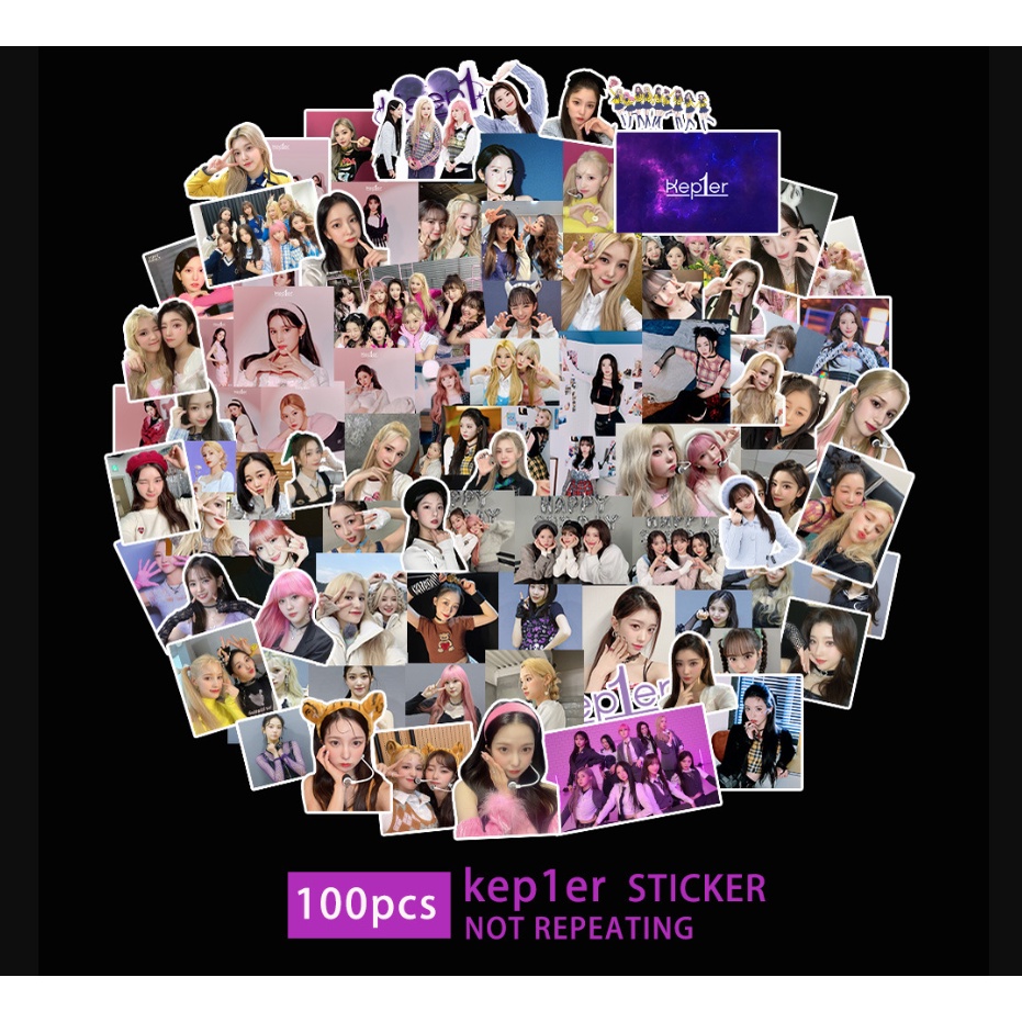 100 Cái / bộ Kep1er 2022 FIRST IMPACT Nhật Ký Hành Lý Hình Dán Hàng Mới Về