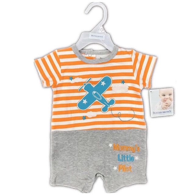 Body cộc Buster Brown máy bay 0-24M