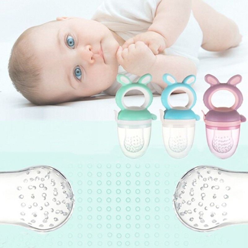 Núm Ti Giả Bằng silicone Cho Bé Ngậm Mọc Răng
