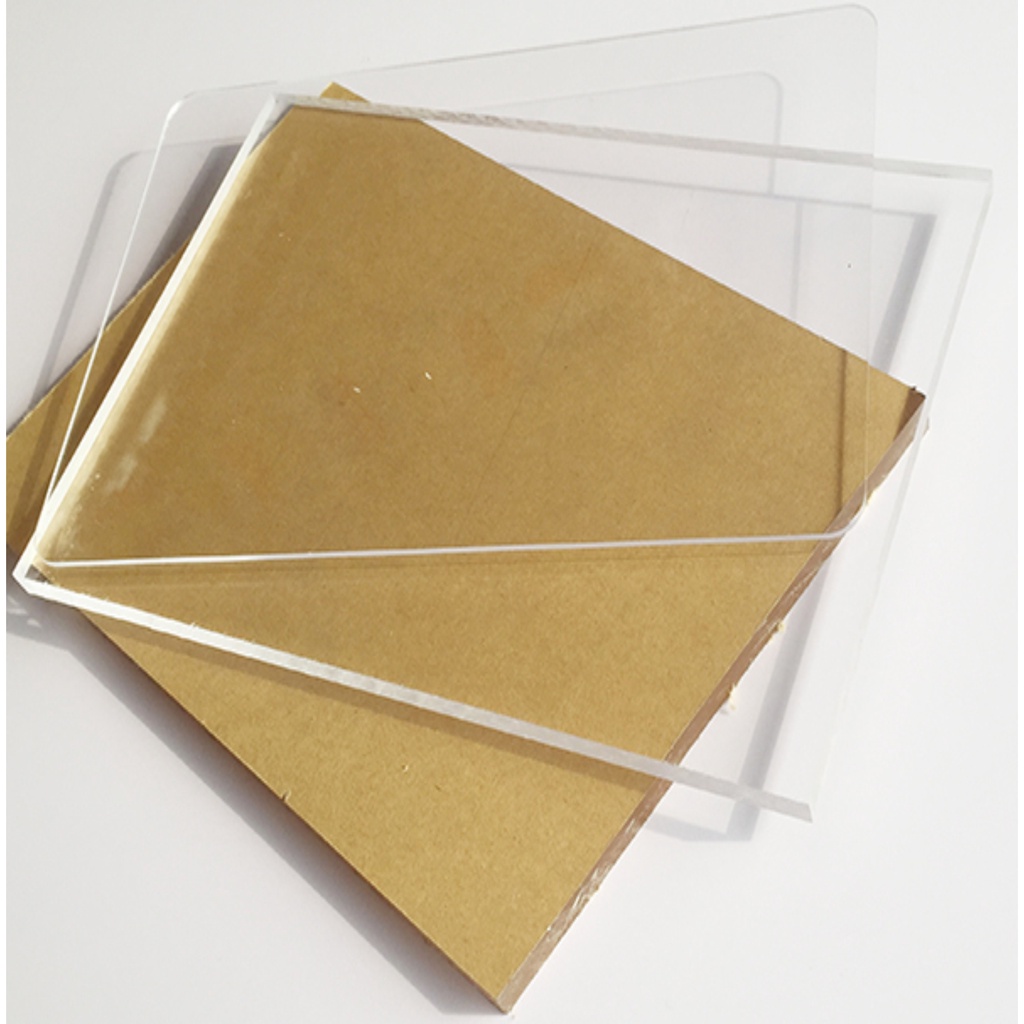 Tấm mica trong suốt 40cm x 30cm làm mô hình quảng cáo bể cá khung tranh