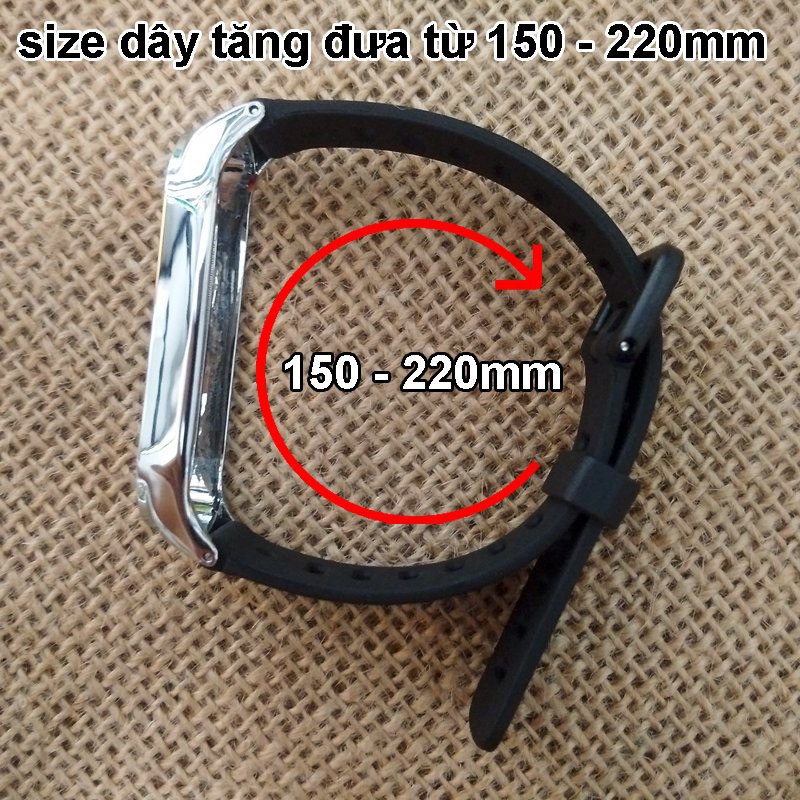 Dây đeo thay thế Xiaomi Miband 2 / 3 / 4 /5 / 6 - Mặt kim loại