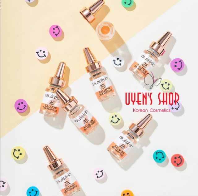 (Mini Size) Serum chăm sóc da Suiskin 28 Days Salmon DN Ampoule (Tách set)