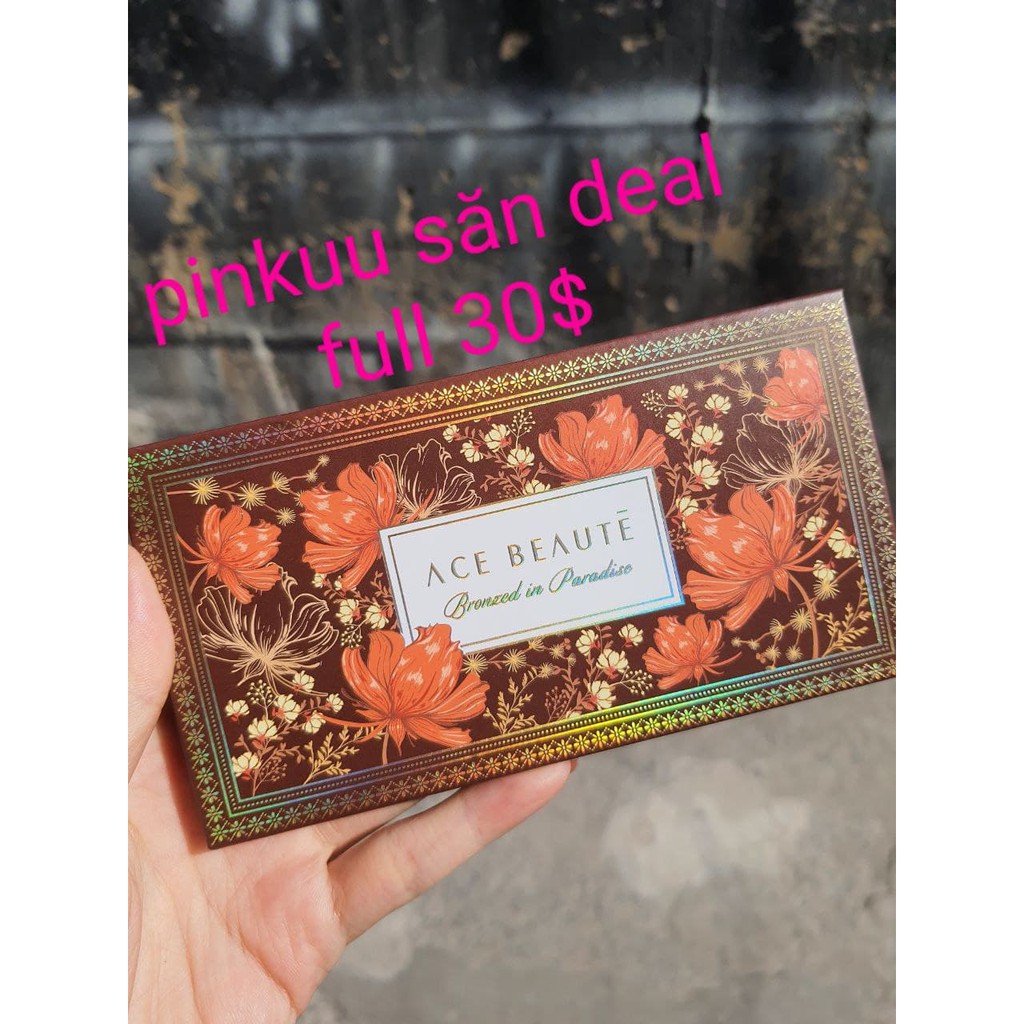 ACE beaute bảng phấn tao khối Bronzed in Paradise 30$ boxycharm
