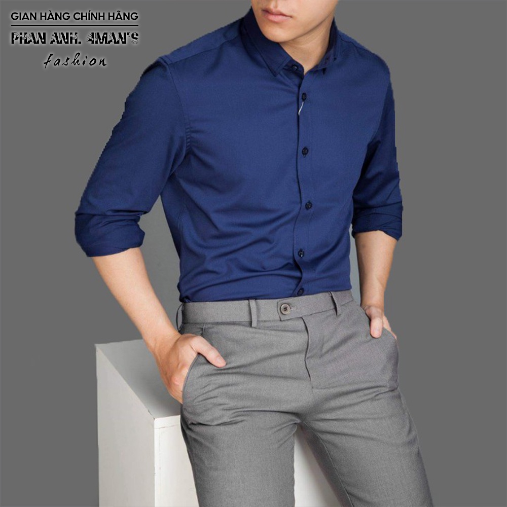 Áo sơ mi nam dài tay Phananh.4mans nhiều màu tặng kèm hộp cao cấp 4ML-SM5589