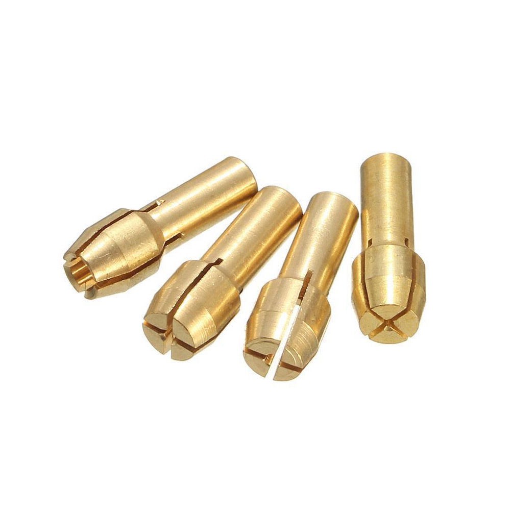 10pcs 4.0mm Shank 0.5-3.2mm Brass Drill Chuck Collet Bit For Rotary Tool Set