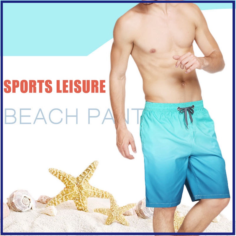 Quần Short Đi Biển Nhanh Khô Thời Trang Cho Nam
