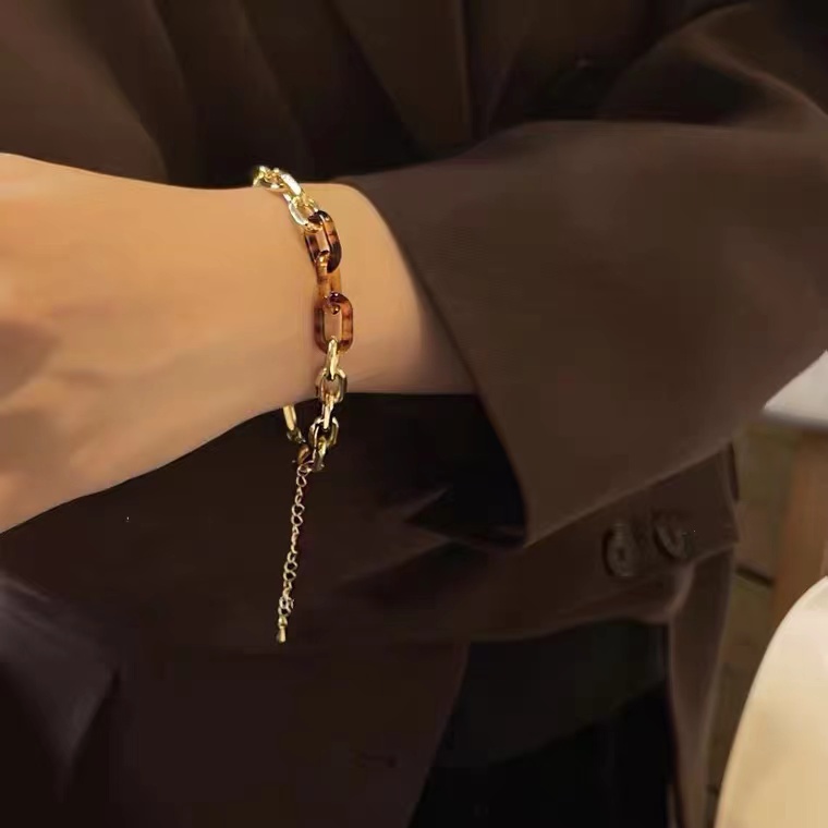 Vòng đeo tay thiết kế đơn giản thời trang phong cách Nhật Hàn cho nữ