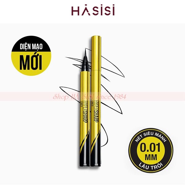 Bút Kẻ Mắt Nước Nét Mảnh MAYBELLINE HYPER SHARP LINER 0.5g  (Màu Đen)