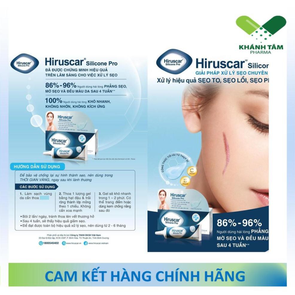 ! Hiruscar Silicone Pro Medinova - Gel Sẹo Lồi, Sẹo Phì Đại [hirusca, silicon]