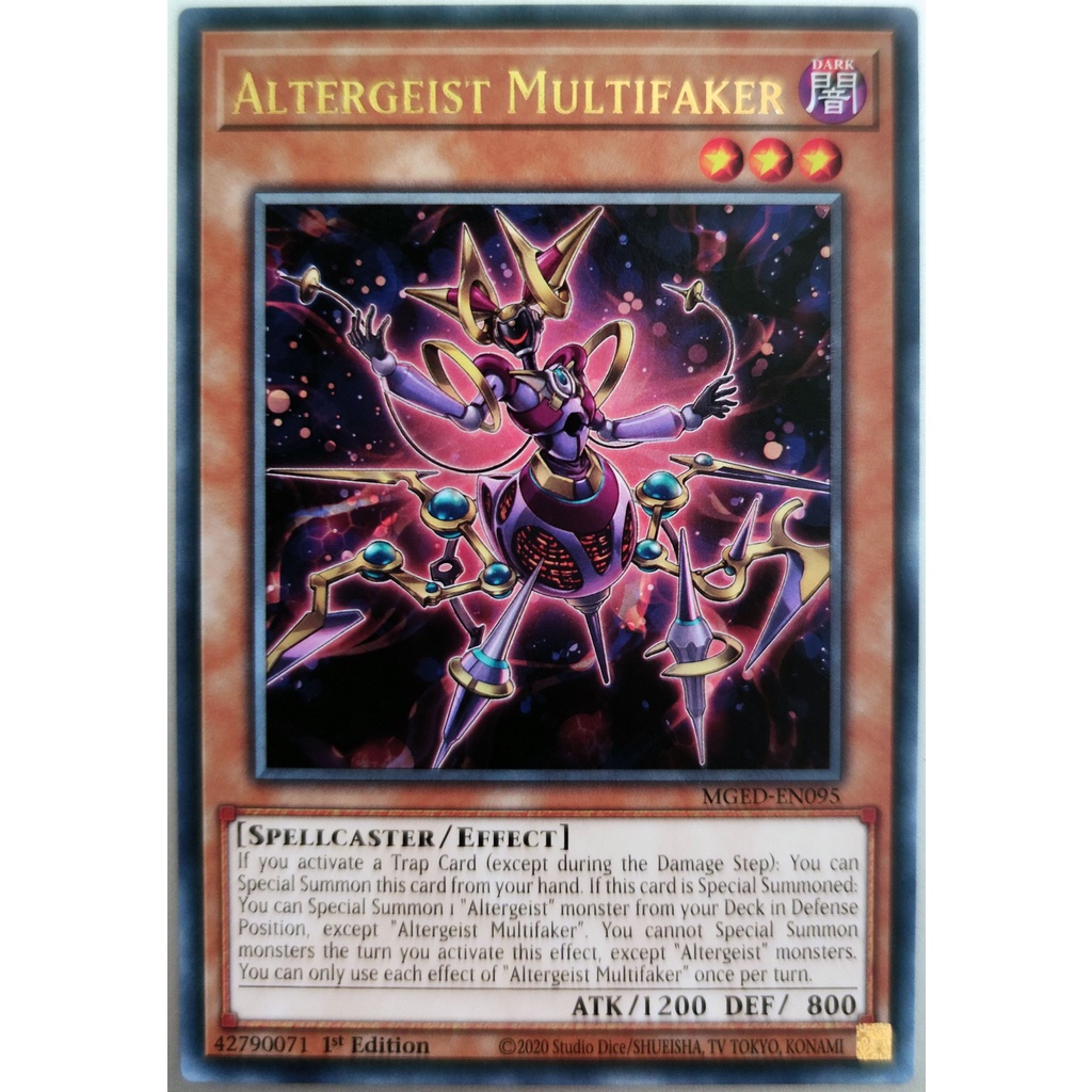Altergeist Multifaker |EN| Gold-Letter Rare (VRAINS)