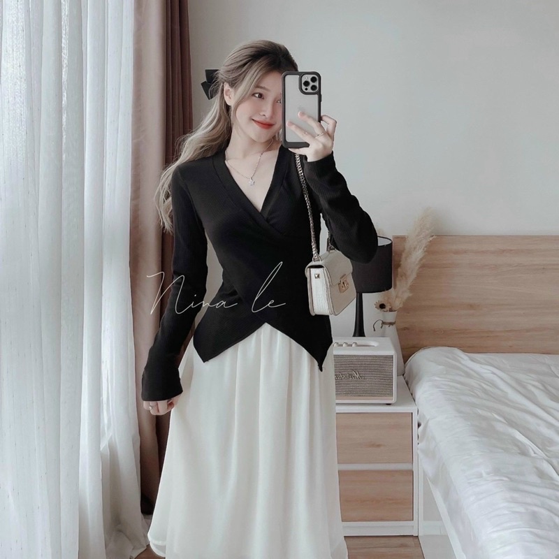 SÉT ÁO ĐẮP CHÉO CVAY VON