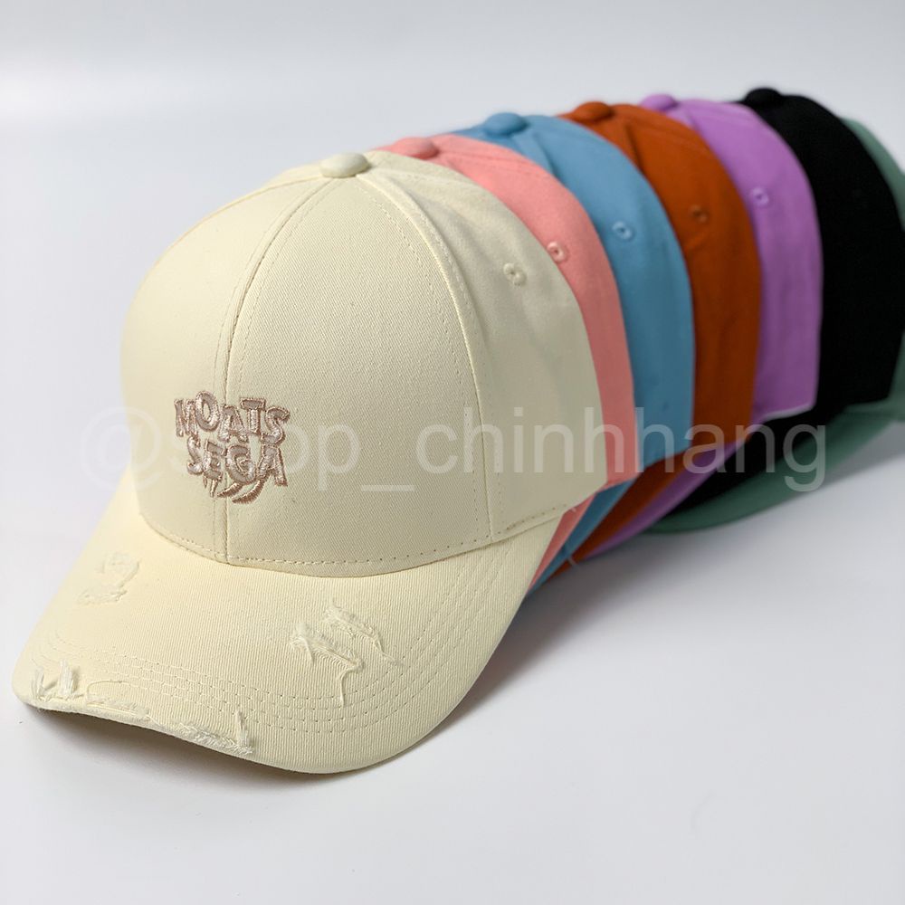 Mũ lưỡi trai thời trang nam nữ phong cách nón kết thêu chữ MOATS SEGA AH1570