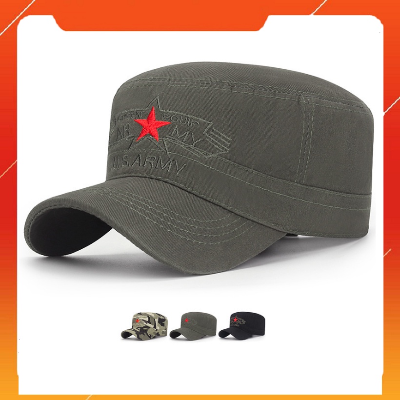 Mũ lưỡi trai phong cách lính US Army mạnh mẽ - Nón kết Nam
