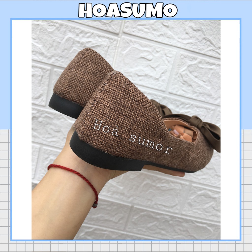 (hoasumo_form rộng lùi 1 size) Bệt nơ chất dạ nâu Siêu hit | BigBuy360 - bigbuy360.vn