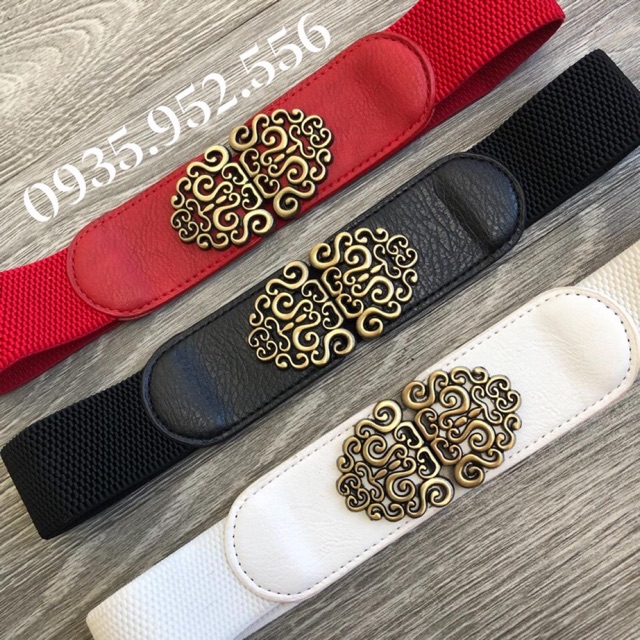 Đai váy hoa văn 3 màu