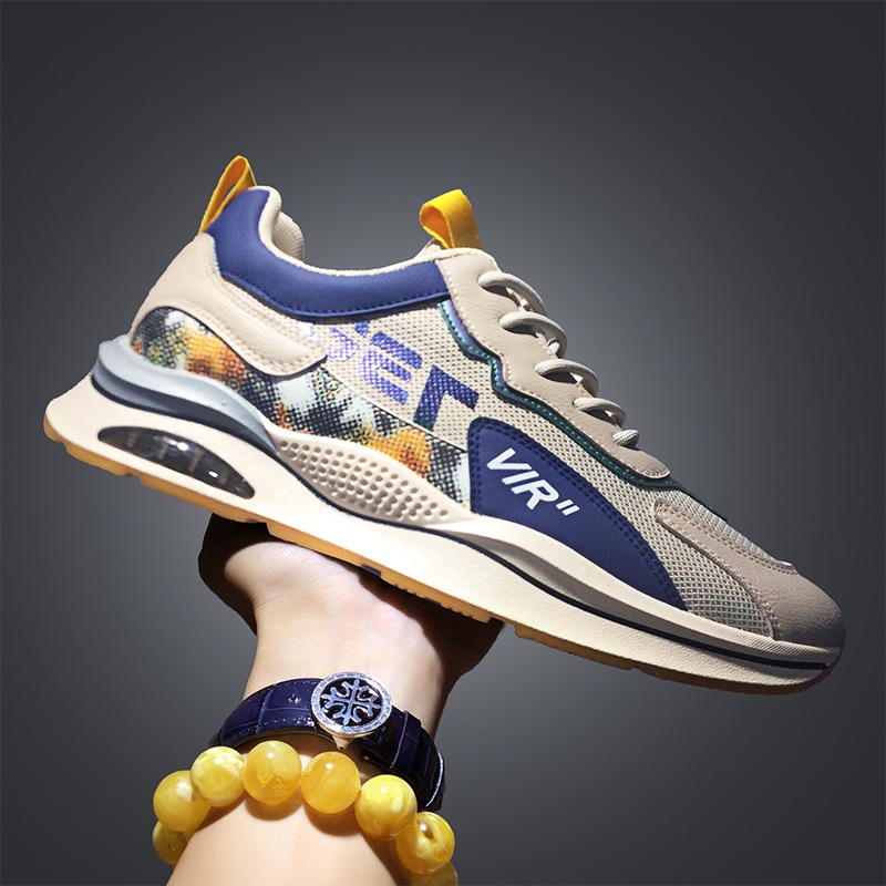 Giày Sneaker Nam [FREESHIP EXTRA PLUS] Giày Nam Thể Thao tăng chiều cao, phối màu cực đỉnh mã Vir