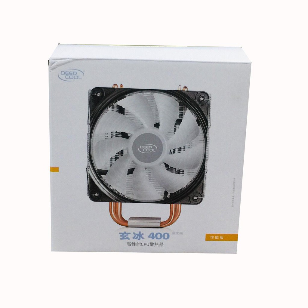 quạt tản nhiệt CPU thông minh đa chức năng Deep Cool 400 CPU hỗ trợ ống dẫn nhiệt AM4 / 4 có kem keo tản nhiệt