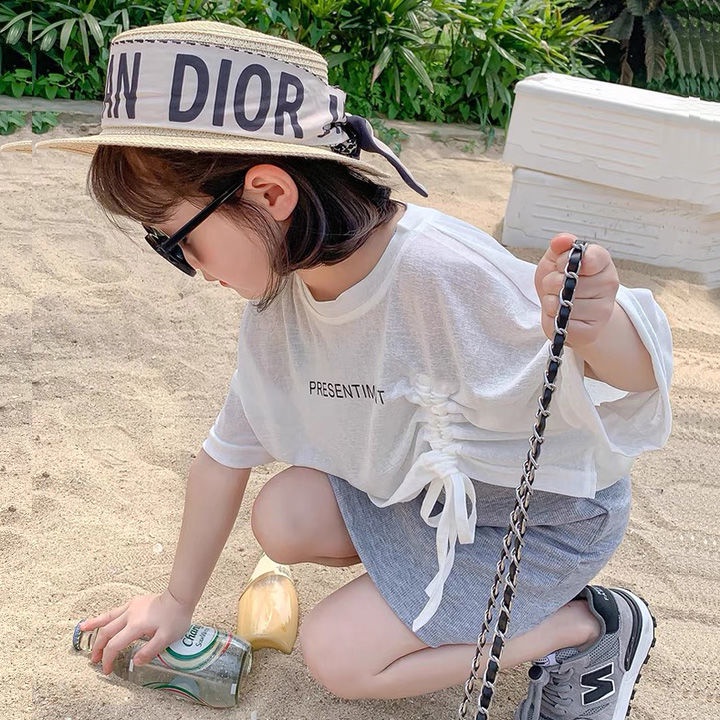 Bộ Áo Váy Hai Món Thời Trang Mùa Hè Hàn Quốc 2022 Cho Bé Gái