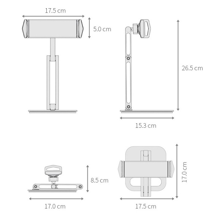 Giá Kẹp iPad Tablets Để Bàn Đa Năng