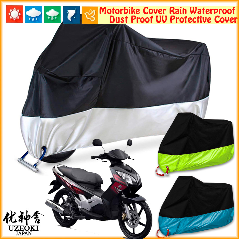 Yamaha Nouvo 2  Motorcyle Cover Motorbike Cover Nắp đậy xe máy Nắp đậy xe máy Nắp che xe máy Xe máy chống thấm nước che mưa che moto Selimut Động cơ Mưa Chống thấm Bụi Bụi UV Vỏ bảo vệ động cơ Sarung Motor