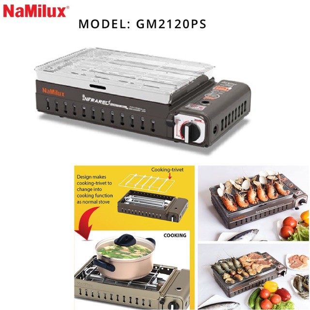 BẾP GA NƯỚNG  NAMILUX GM2120PS