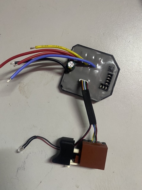 Công tắc cò siết bulong , bo mạch HTC makita