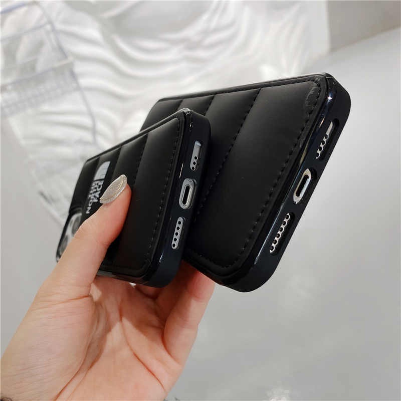 THE NORTH FACE Ốp Điện Thoại Mềm Chống Rơi Họa Tiết Lông Vũ 3D Cho iPhone 13 14 Pro Max iPhone 11 12 Pro Max X XR XS Max