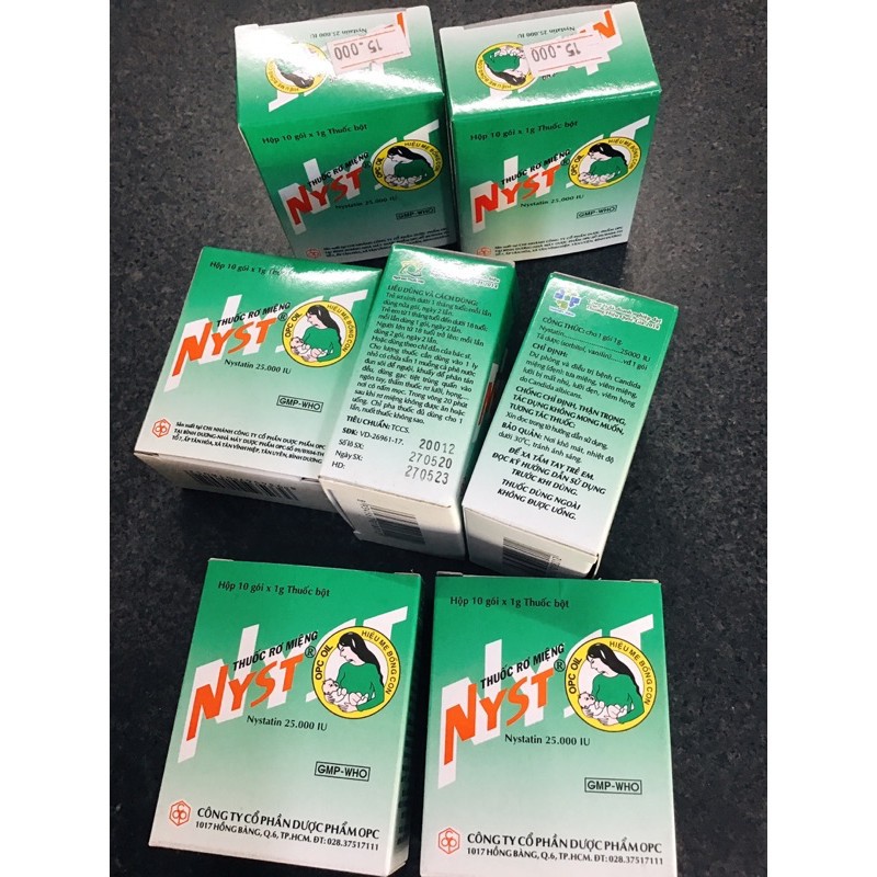 Nyst  rơ miệng cho bé