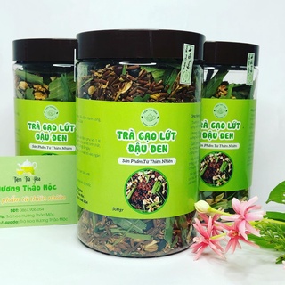 Trà gạo lứt đậu đen - giảm cân, thanh lọc cơ thể, tốt cho sức khoẻ - hương thảo mộc