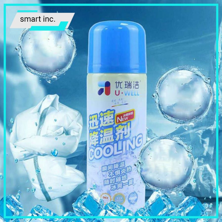Chai xịt lạnh tức thì giảm nhiệt độ ngày nóng