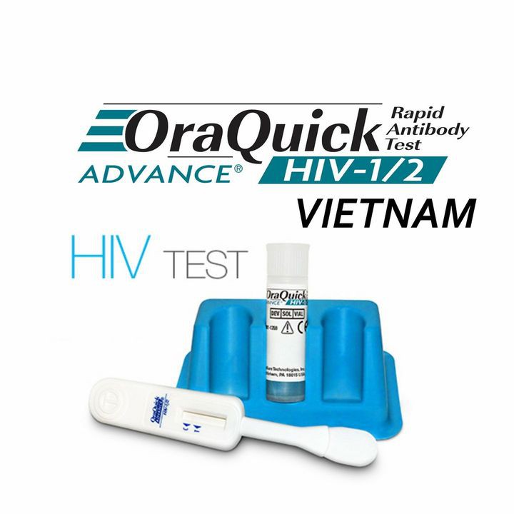 [Test HIV- CHÍNH HÃNG] Bộ que TEST HIV bằng dịch miệng, QUE THỬ HIV OraQuick (không cần lấy máu)