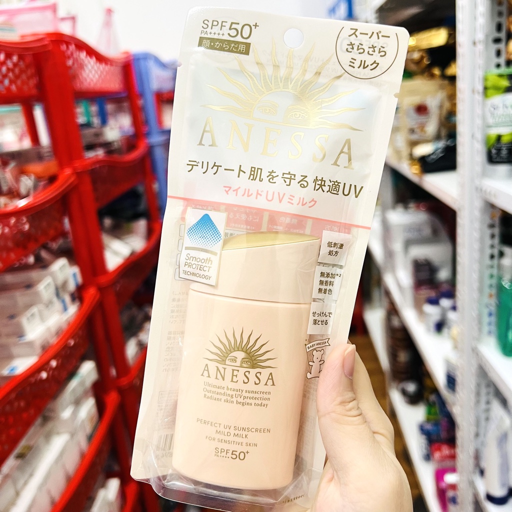 Kem Chống Nắng Anessa Perfect UV Sunscreen Milk (MẪU MỚI  NHẤT 2021)