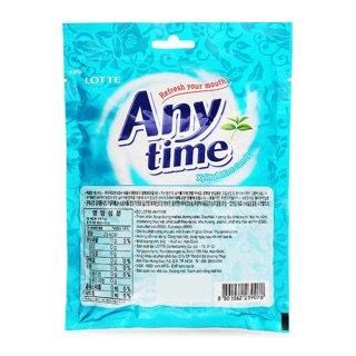 Combo 10 Kẹo Anytime Bạc Hà 60gr Hàn Quốc
