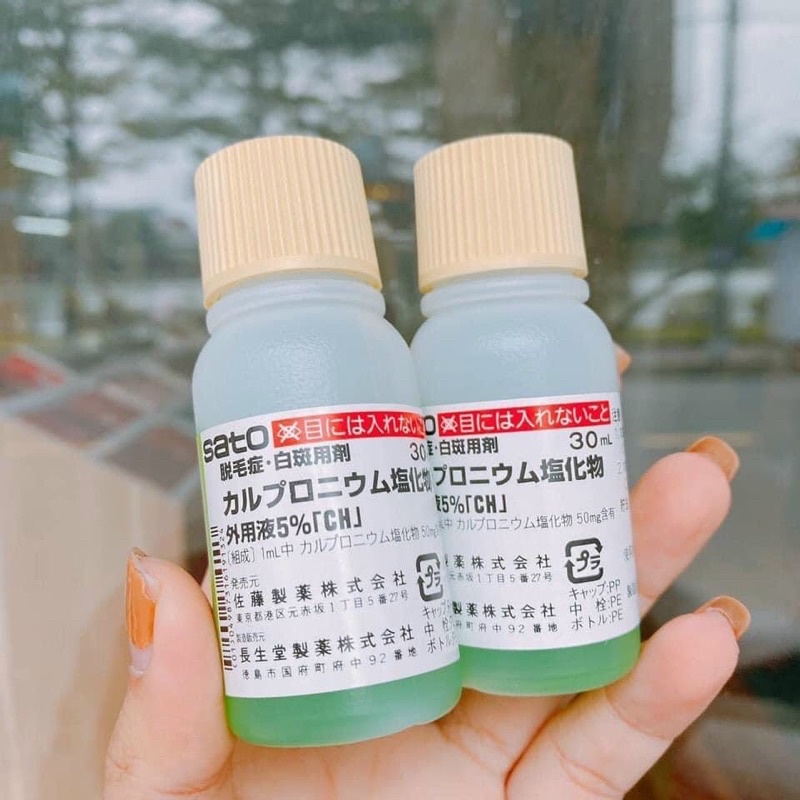 ☘THUỐC BÔI KÍCH THÍCH MỌC TÓC SATO CỦA NHẬT  🍀