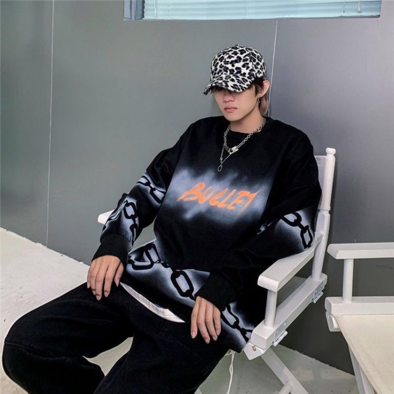 (ORDER) Áo thun dài tay Bullet ulzzang unisex 🥳 FREESHIP 💚 Áo thun nam nữ dáng rộng 💚 | BigBuy360 - bigbuy360.vn