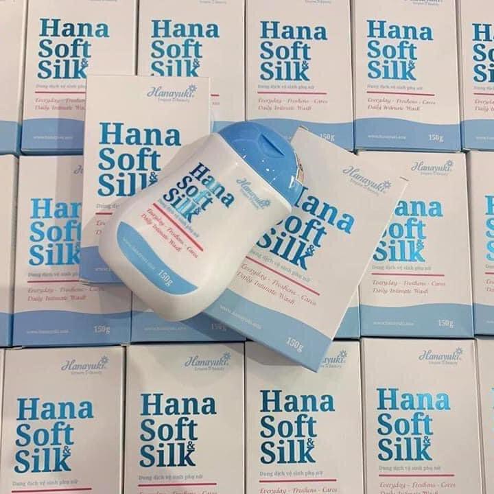 Dung dịch vệ sinh phụ nữ hana soft silk chính hãng - hanayuki.