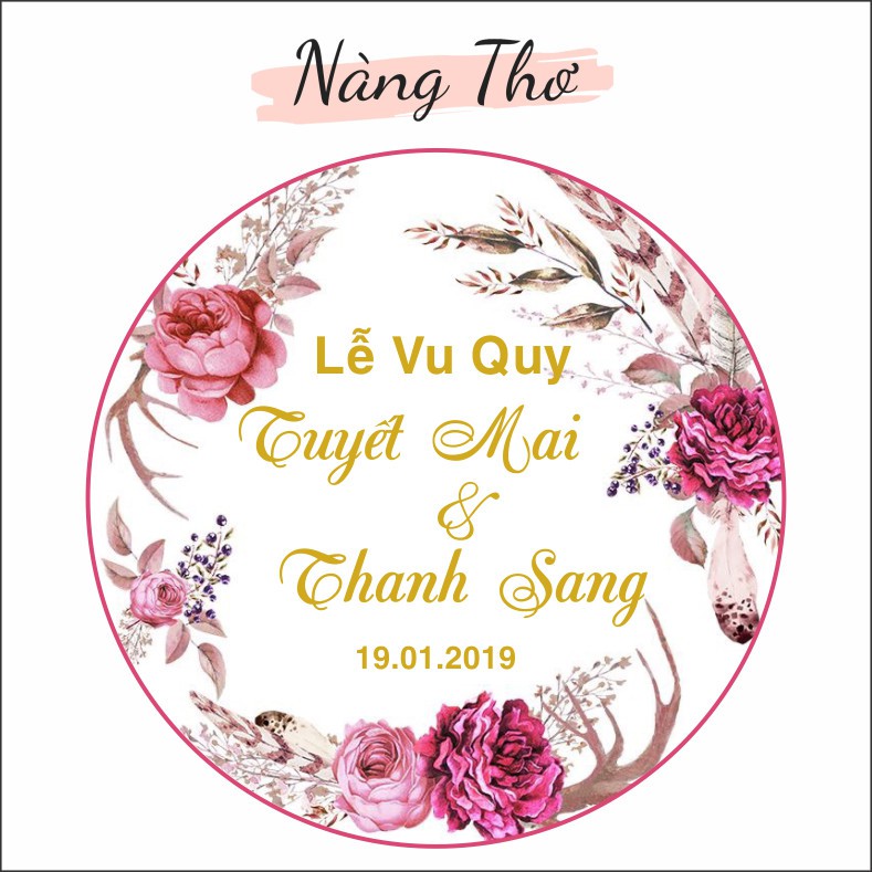 BẢNG TÂN HÔN_VU QUY TÊN CÔ DÂU CHÚ RỂ TRANG TRÍ TIỆC CƯỚI_NÀNG THƠ DESIGN