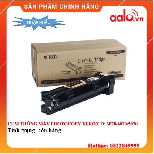 CỤM TRỐNG MÁY PHOTOCOPY XEROX DOCUCENTRE IV 3070/4070/5070 ( NHẬP KHẨU ) - AALO