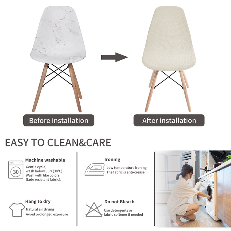 Vỏ Bọc Ghế Ngồi Co Giãn Họa Tiết Kim Cương Chống Bẩn